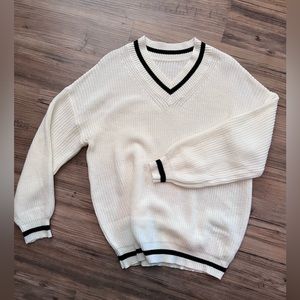 Beige oversize sweater